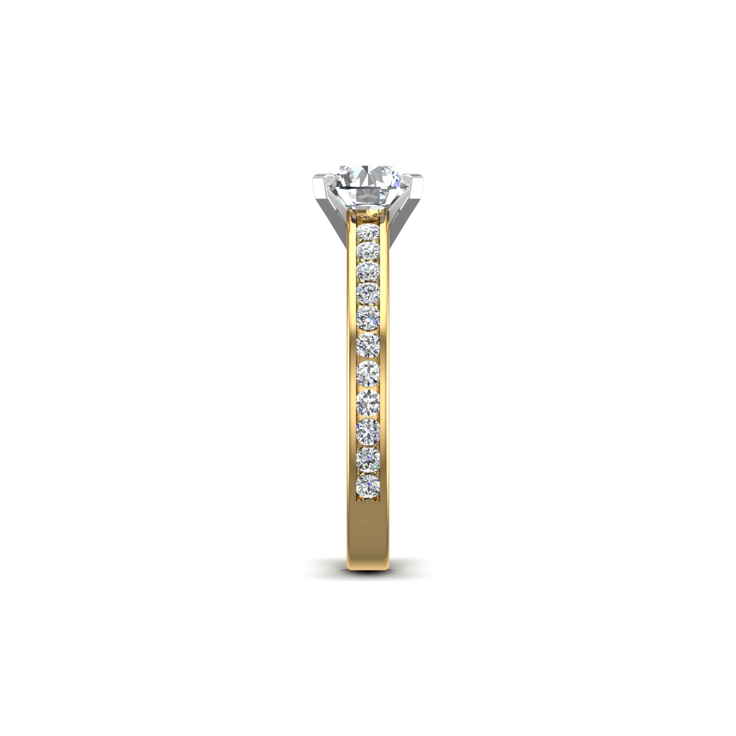 Lyra Channel Engagement ring